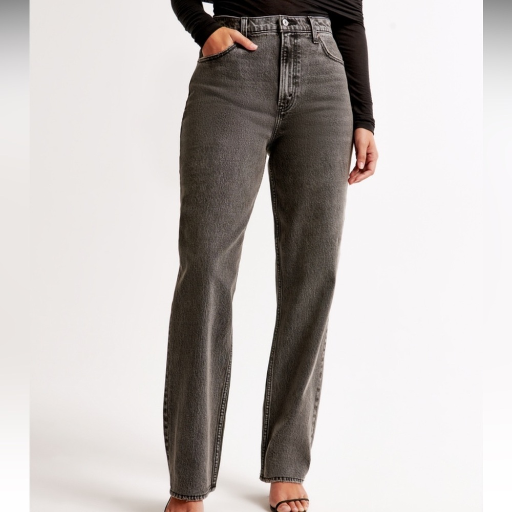 Abercrombie Curve Love ultra high rise jeans